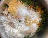 A picture of step 2 of Coriander roll or cutlets.