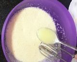 A picture of step 4 of Apple Cake 😋.