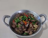 Foto langkah ke 6 dari resep Tumis Ati Ampela Kemangi Pedas.
