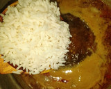 A picture of step 3 of Simple jollof rice with chicken.