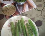 A picture of step 1 of Stuff Okra.
