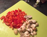 A picture of step 2 of Low Carb Zucchini Noodles and Spaghetti Sauce.