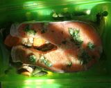 Foto del paso 3 de la receta: COLORES!! Con salmón al vapor en lekue