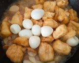 Foto langkah ke 2 dari resep Tumis Buncis Tahu Telur Puyuh.