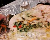 Foto del paso 7 de la receta: Pechuga de pavo rellena con vegetales