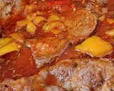 Ízletes, omlós lecsós tarja recept fázis 4 fotója