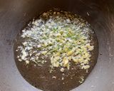 A picture of step 1 of Chicken Manchow Soup.