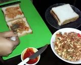 A picture of step 2 of Paneer sandwich.