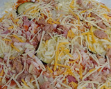 Foto del paso 4 de la receta: Pizza berenjena, huevo y salmón