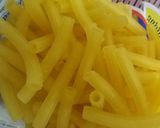 Hình bước làm 1 của món Nui chiên