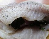 Foto del paso 3 de la receta: Pescado relleno de 3 quesos y espinacas