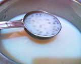 A picture of step 1 of Sabudana kheer.