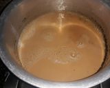 A picture of step 3 of Karak chai.