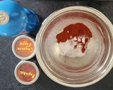 A picture of step 1 of Red hot buffalo popcorn.