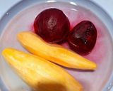 Pas rețetă Salata de cartofi dulci 🥔 și sfecla rosie 1 fotografie