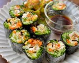 A picture of step 6 of Japanese Nori Wrapping Salad.