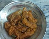 A picture of step 2 of Lahori Fried Fish.