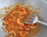 Foto langkah ke 5 dari resep Udang Saus Padang campur Tahu - Pedas Sedang.