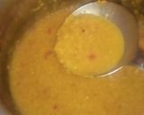 A picture of step 4 of Mong masoor daal.