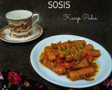 Foto langkah ke 7 dari resep Sosis Kecap Pedas.