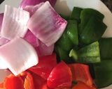 A picture of step 1 of Chicken kebab.