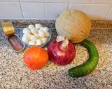 Foto del passaggio 1 della ricetta Melone in compagnia