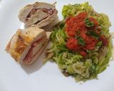Foto del paso 4 de la receta: Spaghetti de calabaza italiana y champiñones