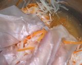 A picture of step 9 of Kouhaku Namasu (Daikon and carrot pickles).