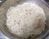 A picture of step 2 of Chinese noodles.