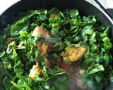 স্পিনাচ উইথ চিকেন কারি(spinach with chicken curry recipe in Bengali) রেসিপির ধাপ 3 ছবি