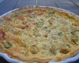 Une image de l'étape 2 de Tarte poulet au curry avocat sésame.