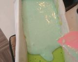 Foto langkah ke 5 dari resep Rainbow Cake Kukus Putih Telur.