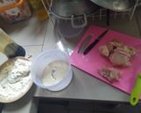 Foto langkah ke 3 dari resep Crispy cheese chiken steak homemade.