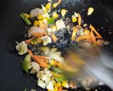 Foto langkah ke 2 dari resep Bihun Jagung Kering Kuah Capcay.