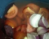 A picture of step 2 of Tomato mix veg soup.