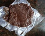 A picture of step 3 of Bourbon choco lava cake.