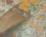 A picture of step 5 of Foxtail Millet Khichdi with Moong Sprouts/Soya Chunks and mixed vegetables.