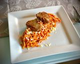 Pácolt sertés szűzérme olaszos-paradicsomos tésztaágyon🍝 recept fázis 7 fotója