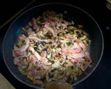 Une image de l'étape 3 de Pâtes carbo gourmandes à ma façon.