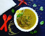 கிரீன் சிக்கன் டிக்கா கிரேவி (Green chicken tikka gravy recipe in tamil) ரெசிபி ஸ்டேப் 10 புகைப்படம்
