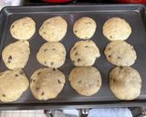 A picture of step 3 of Banana Macademia Nut Chocolate Chip Cookies.