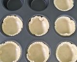 A picture of step 3 of Summer Picnic or kids party mini Chicken and cheese quiche.