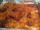 Costillas al horno con salsa barbacoa