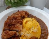 รูปขั้นตอนการทำที่ 13 ของ แกงกระหรี่ญี่ปุ่นหมูทอดทงคัตสึไข่ชีส