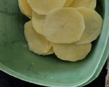 A picture of step 1 of Aloo Bhajiya.