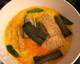 Foto langkah ke 3 dari resep Pecel Santan Terong Tempe.
