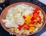 A picture of step 16 of Curry Chicken with Cabbage.