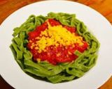 Foto del paso 3 de la receta: Fideos caseros de espinacas