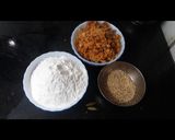 A picture of step 1 of Arisa pitha.
