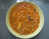 Foto del paso 7 de la receta: Estofado de calabaza y patata con verduras y soja texturizada